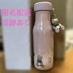 gelato piqueリッドカバーベアチャーム付ステンレスボトル ソフトピンク