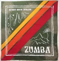ZUMBA バンダナ　ネイチャー柄　正規品のサムネイル