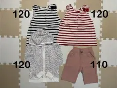 女の子　夏服　まとめ売り　4点セット　110cm 120cm
