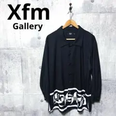 Xfrm Gallery トランスフォーム 裾プリント 長袖シャツ F ブラックのサムネイル