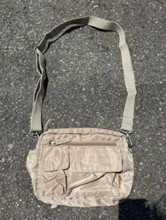 beige shoulder bag