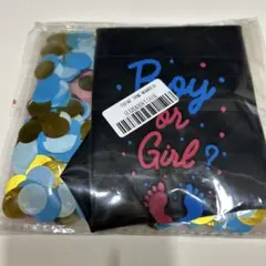 性別発表パーティー用コイン型装飾