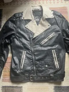 【希少デザイン】DIESEL ディーゼル ダブルライダースジャケット L