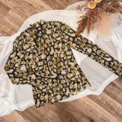 【美品】　ザラ　ZARA シアートップス　M 長袖