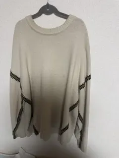 RAGEBLUE メンズ ニット セーター アイボリー L
