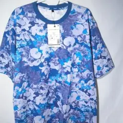 新品 Tシャツ XL 花柄 ボタニカル柄 ワークマンデイズ 総柄 カットソー
