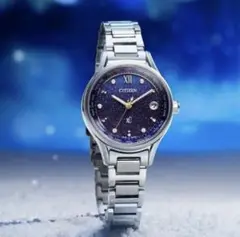CITIZEN シチズンxC ブルー文字盤　H330-T008658 動作品 2025年最新】xC 文字盤カラー：ブルー 腕時計(クォーツ)の人気