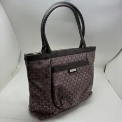 美品　KATHARINE HAMNETT トートバッグ　ナイロン　リボン柄のサムネイル