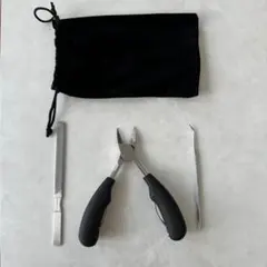 【３点セット】キューティクル ニッパー 甘皮切りプッシャー 爪やすり ネイルケア