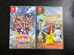 【Switch】ウマ娘 ハチャメチャ大感謝祭！&名探偵ピカチュウ (セット売り)
