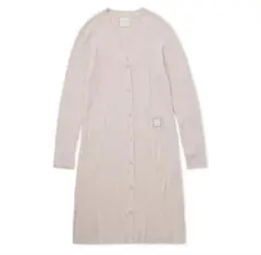 ホットスムーズィーリブロングカーディガン/gelatopique