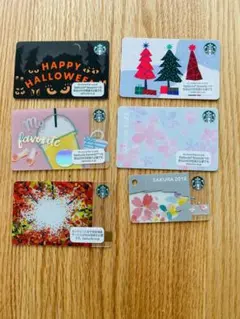 スターバックスカード　6枚セット