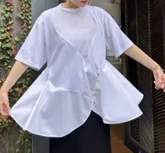 ENFOLD エンフォルド SLIT RANDOM-HEM PULLOVER - メルカリ
