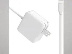 Macbook用 急速 充電器 Type-C ACアダプター ホワイト 箱壊れ