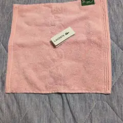 LACOSTE ラコステ タオルハンカチ ピンク未使用新品のサムネイル