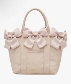 Maison de FLEUR EC限定ボリュームリボン2Wayトートバッグ