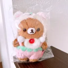 リラックマ チュッパチャプス チャイロイコグマ ぶらさげぬいぐるみ