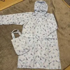 マザウェイズ　エッフェル塔柄　レインコート