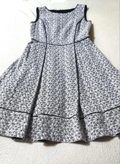 【essense of ANAYI】フラワーレース ノースリーブ ワンピース