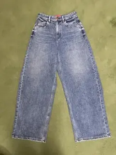 RED CARD ワイドレッグデニムパンツ　別注カラー