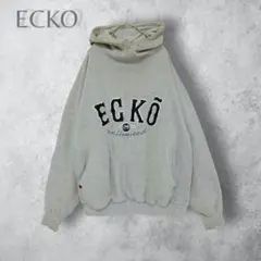 【ECKO Unltd】 90s ヴィンテージ　パーカー　ワッペン　刺繍　メンズ