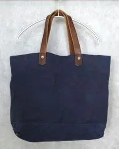 【本革】OLD GAP レザーハンドル ビッグキャンバストートバッグのサムネイル