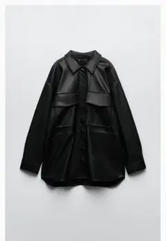 【ZARA】フェイクレザージャケット