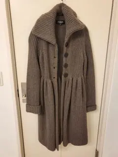 FOXEY boutique フォクシーのニットコート 40 ブラウン