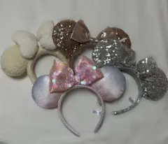 【まとめ売り、バラ売り対応可】ディズニー カチューシャ 4個セット