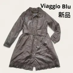 新品 ビアッジョブルー コート ベルト付き Viaggio Blu 春のサムネイル