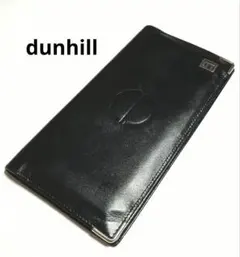 dunhill ダンヒル 長財布 レザー 黒色 薄型 フォーマル
