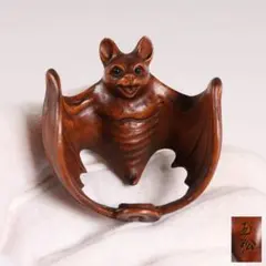 時代提物 根付 天然素材 在銘【鬼の親子】高7.7cm 横幅3.1cm 重44g 2025年最新】根付 銘の人気アイテム - メルカリ