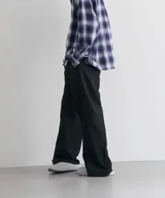 KAIKO Wide slacks "BLACK"