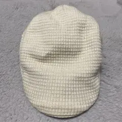 LACOSTE ニットハンチング ホワイト