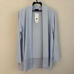 DHC 長袖 カーディガン サックス Lサイズ