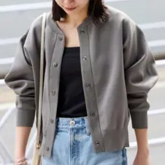 25 ジャーナルスタンダード ウォッシャブルカーブスリーブクロップドカーディガン