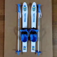 キッズスキー板セット 60cm プラスキー White Lapin