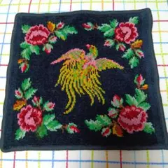 FEILER フェイラー タオルハンカチ 鳳凰 薔薇柄