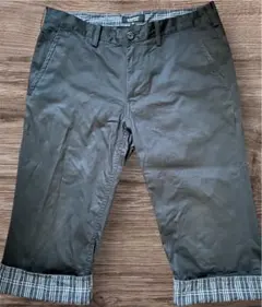 【BURBERRY BLACK LABEL】バーバリー クロップドパンツブラック