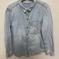 Zara Girls デニム長袖シャツ