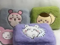 ちいかわ ふわふわミニポーチ 3種セット(モモンガ・カニちゃん・くりまんじゅう)