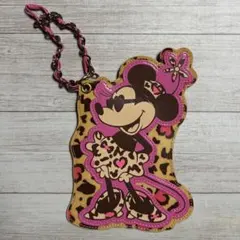 東京ディズニーリゾート ミニー ヒョウ柄 パスケース TDR ディズニー