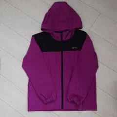 あ*お様 紫色 フード付きジャケット ナイロンジャケット アウター 羽織 キッズ
