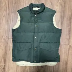 80s〜 woolrich ダウンベスト グリーン Mサイズ vintage