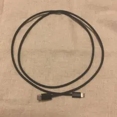 Lightning to USB-Cケーブル ブラック　【純正品】