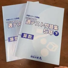 値下げ！小学5.6年予習シリーズ準拠週テスト問題集理科社会算数 2026年最新】週テスト問題集の人気アイテム - メルカリ