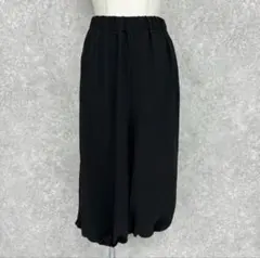 【ぞうねこ】裾バルーンパンツ ブラック
