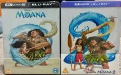★スチールブック★4k ultra HD&blu-ray★モアナと伝説の海1,2