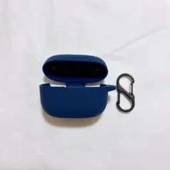 Sony LinkBuds S 保護ケース カラビナ付き ネイビー 汚れ防止のサムネイル