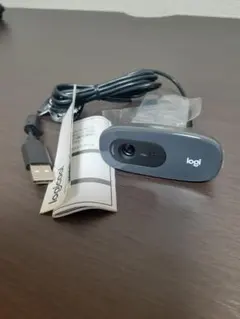 未使用品　logi USB ウェブカメラ 取扱説明書付き　箱なし
